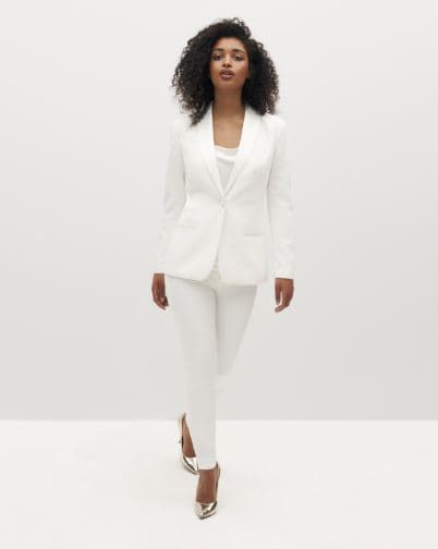 Women's White Tuxedo
