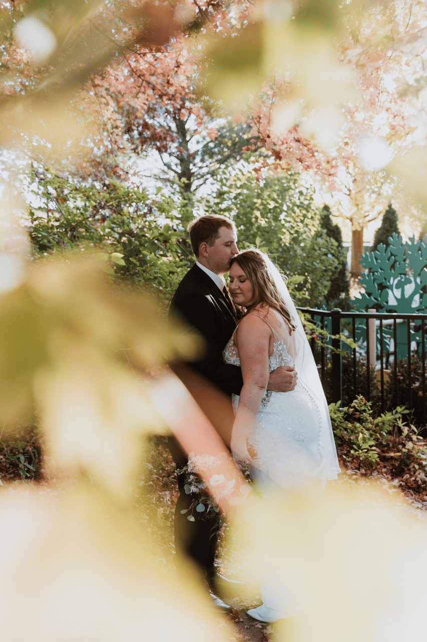 A Modern Fall Wedding at Morton Arboretum photo 2