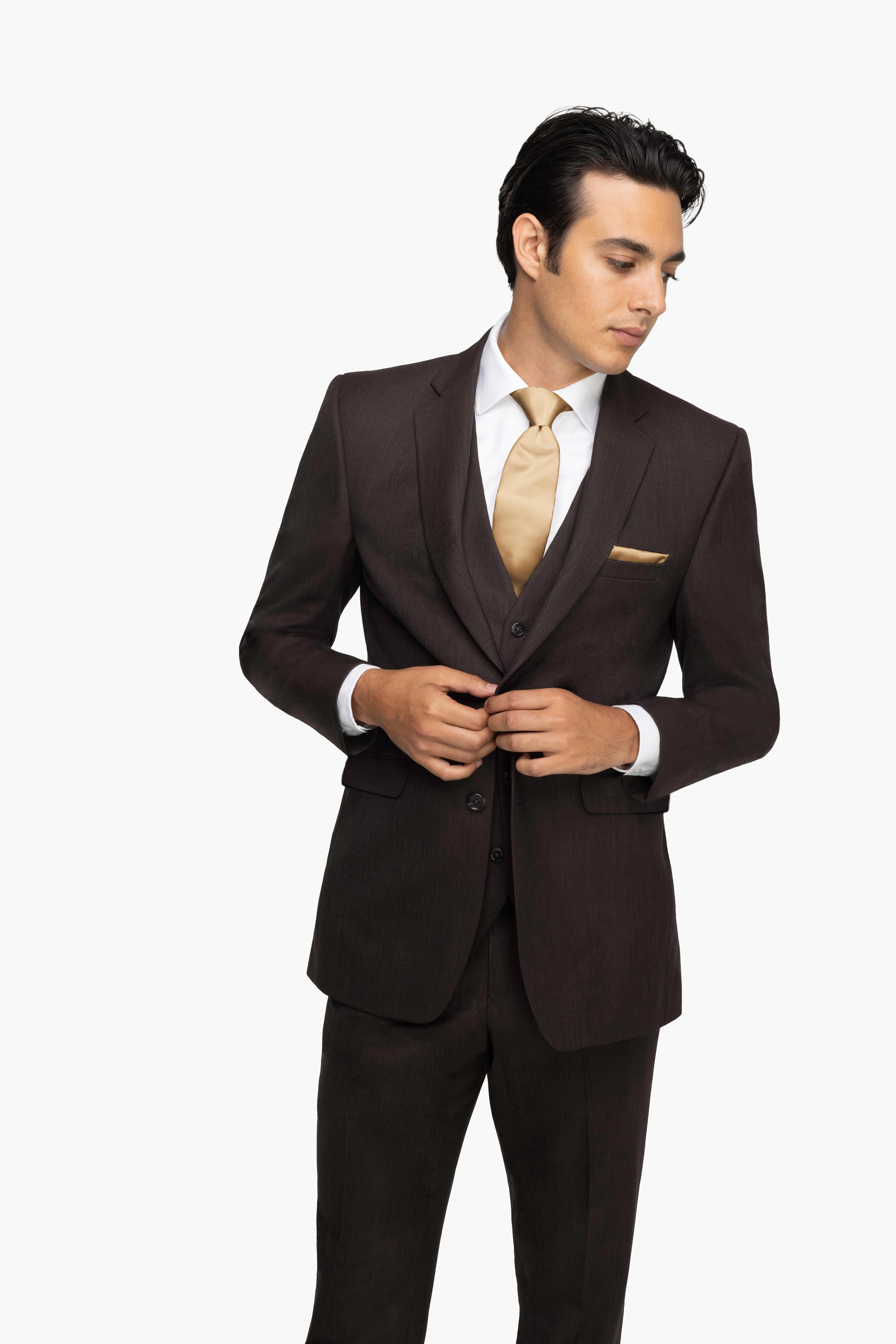 Allure Dark Brown Suit