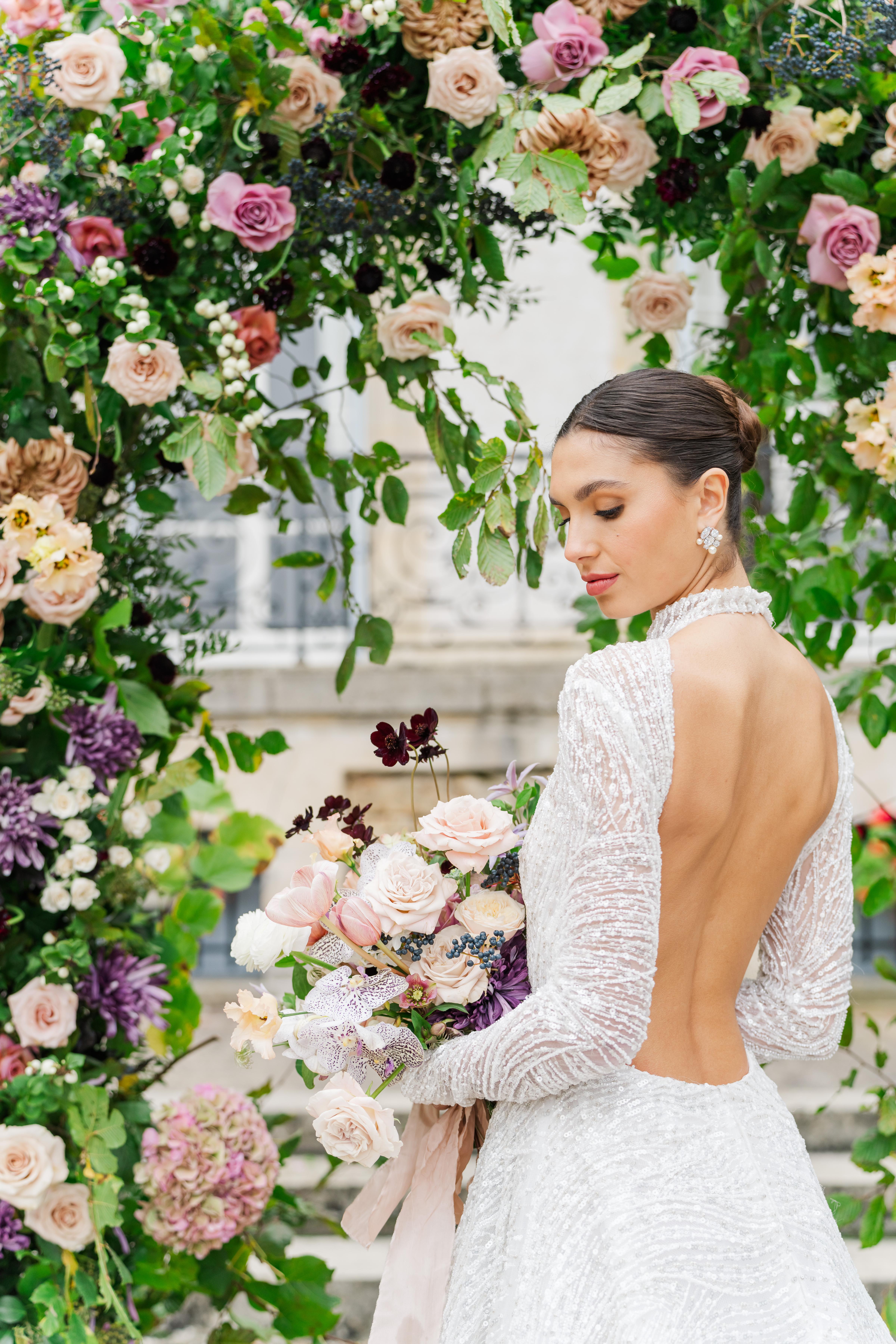 A Romantic Winter Wedding at Château de Santeny 26