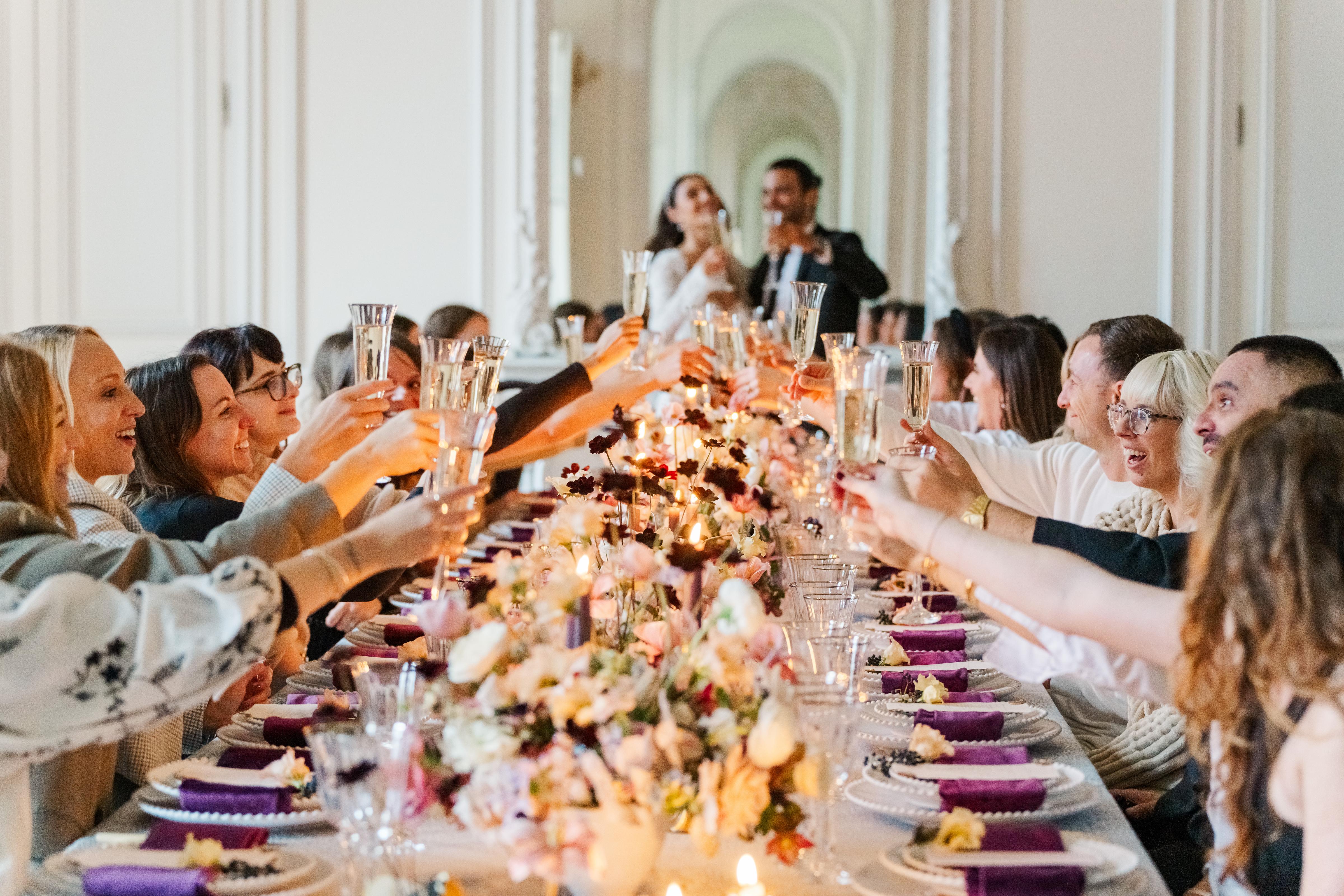 A Romantic Winter Wedding at Château de Santeny 51