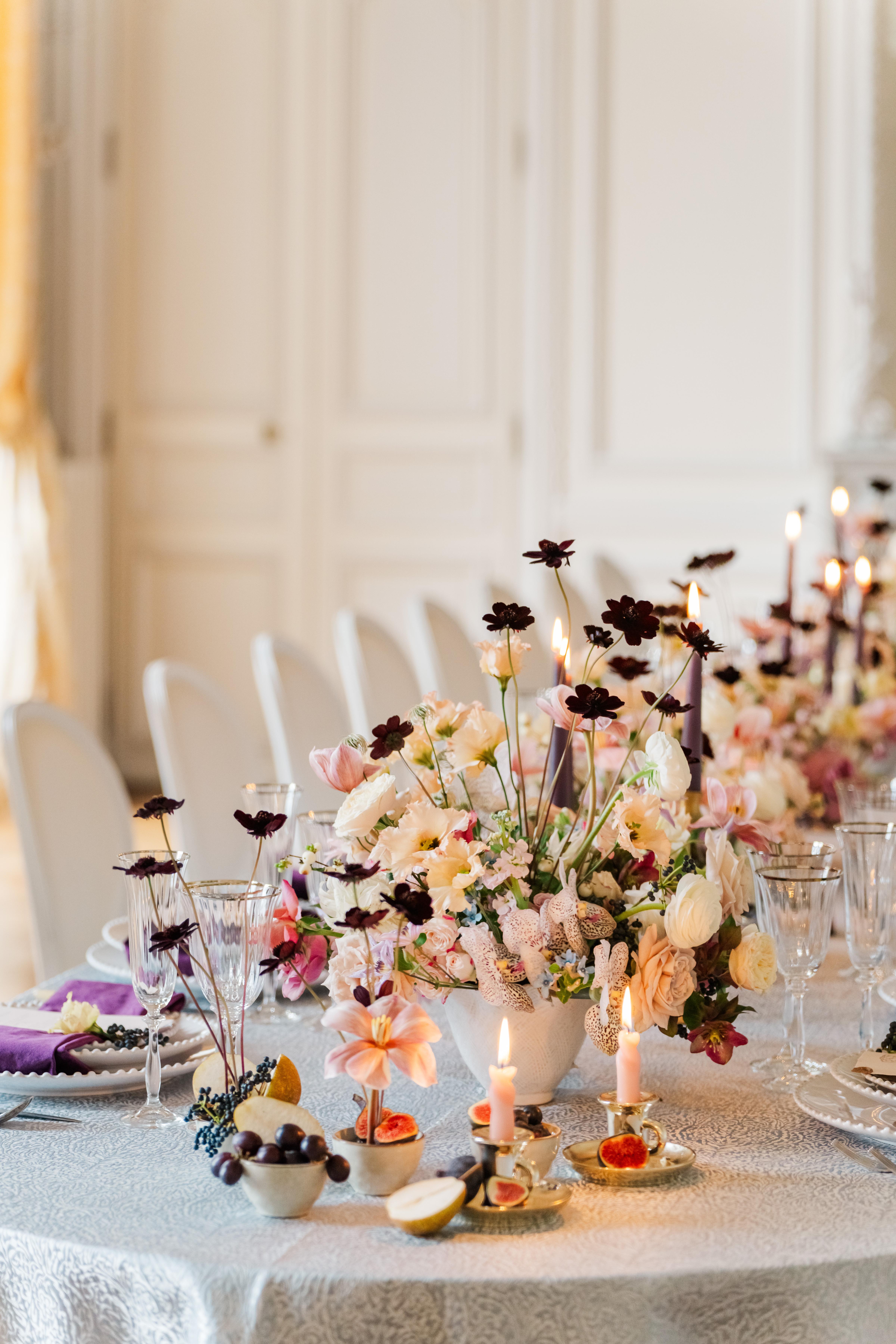 A Romantic Winter Wedding at Château de Santeny 36