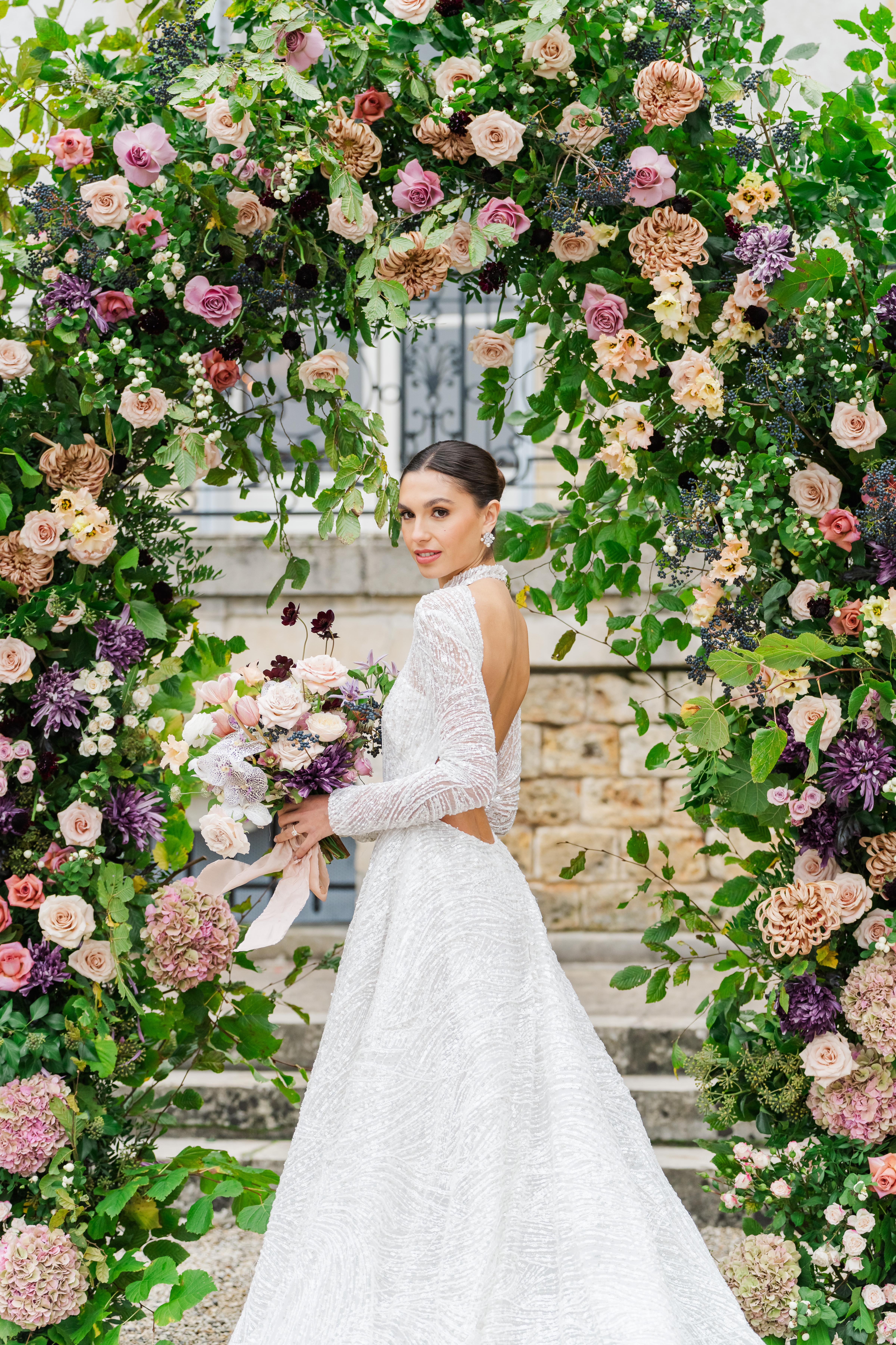 A Romantic Winter Wedding at Château de Santeny 29