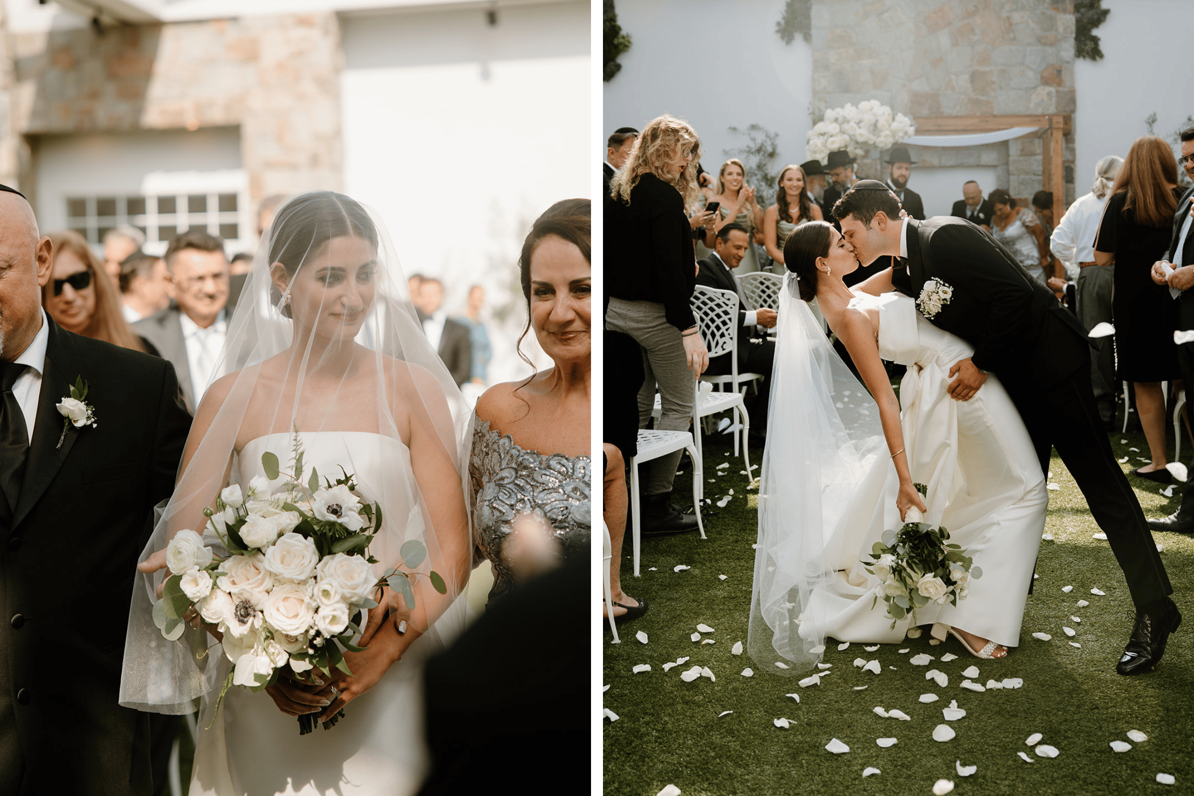 Photos by Grace Torres Photo, Featured in A Modern Summer Wedding at Perona Farms