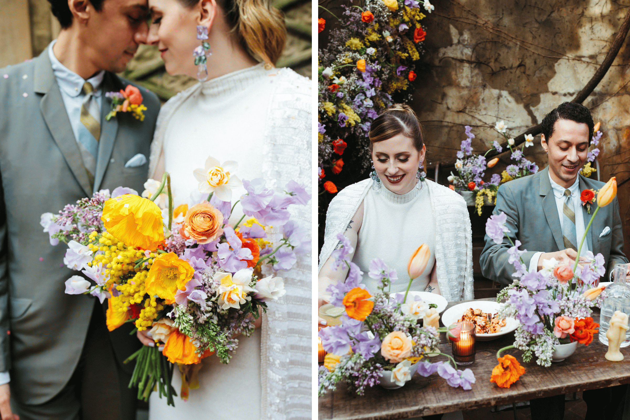 Photos by Sylvie Rosokoff, Featured in A Non-Traditional Winter Elopement in Central Park