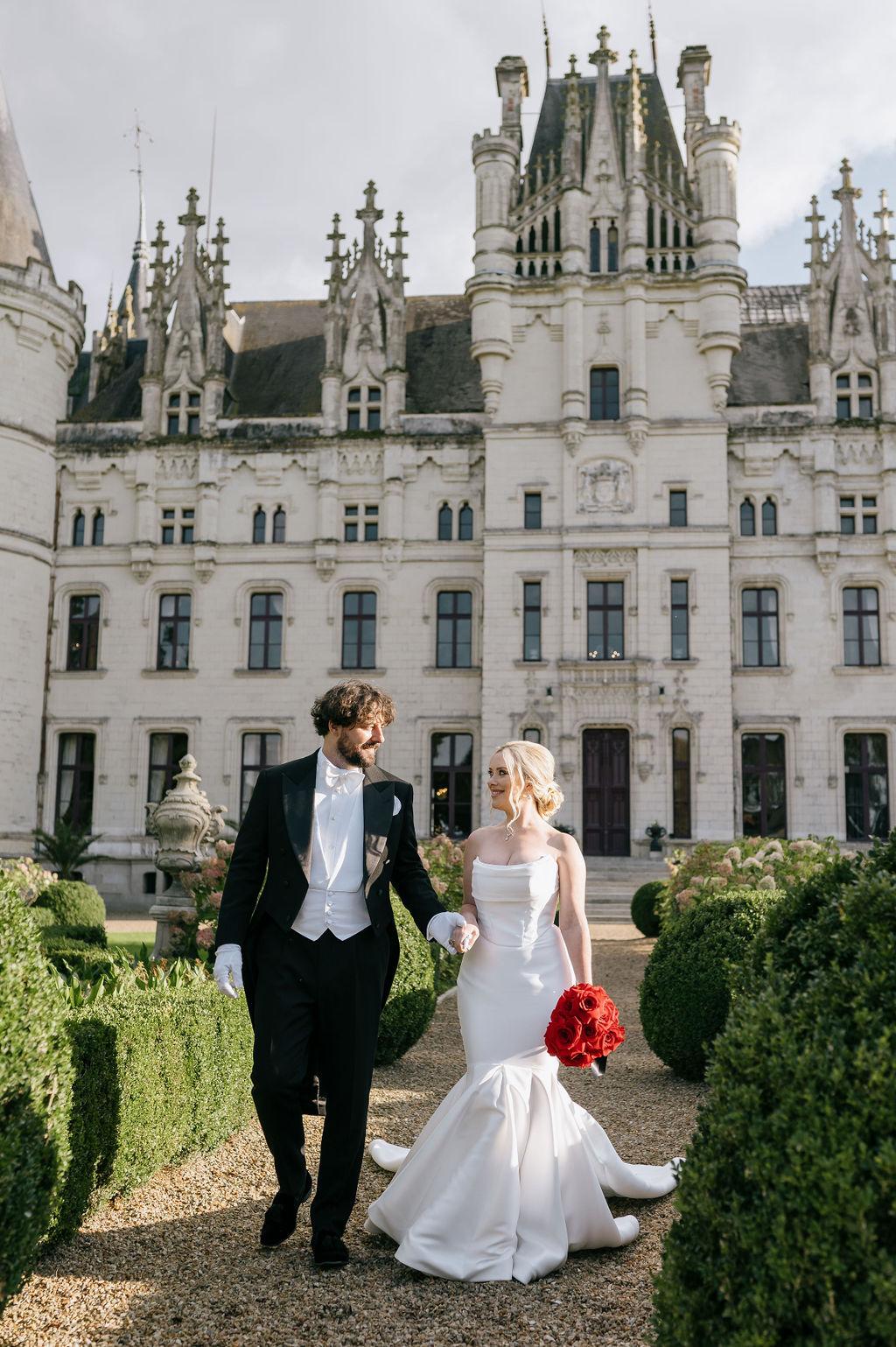 A Glamorous Fall Wedding at Château de Challain