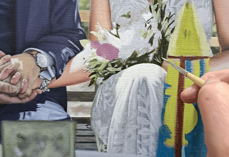 Bespoke Wedding Paintings