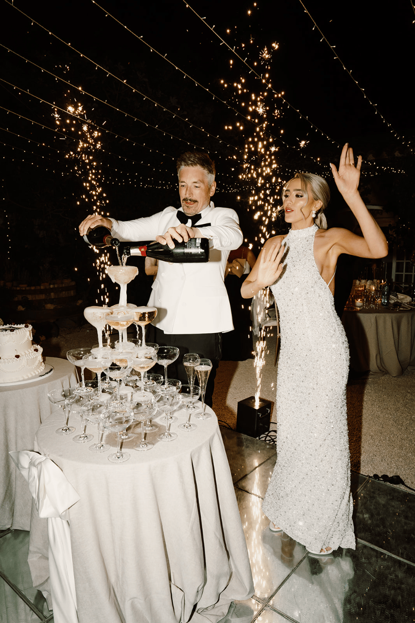 A Modern Fall Wedding at Château Robernier