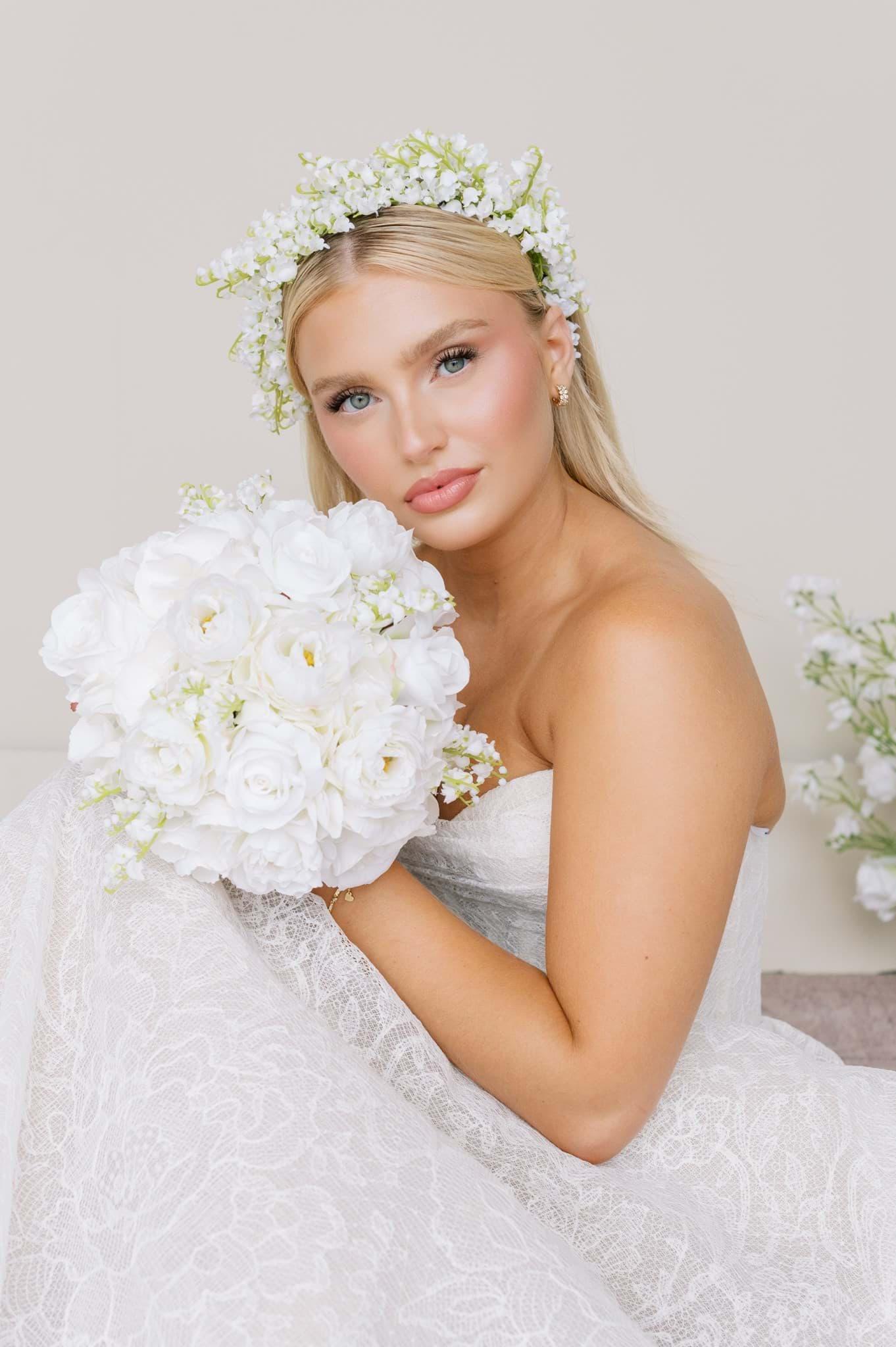 Audrey Bridal Bouquet (Round)