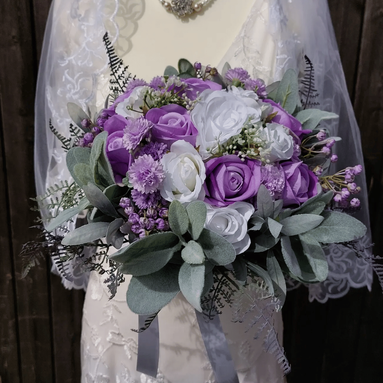 Lilyandrosesilkflowersbyheather
