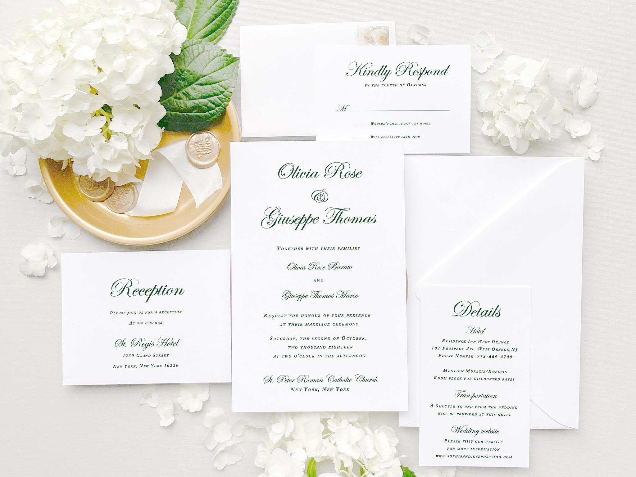 Bellezza Invitations
