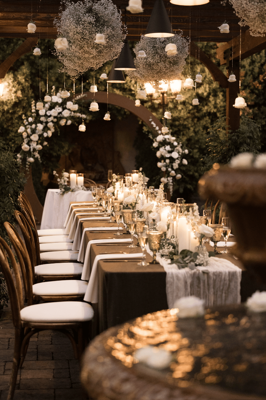 A Romantic Winter Wedding at Franciscan Gardens