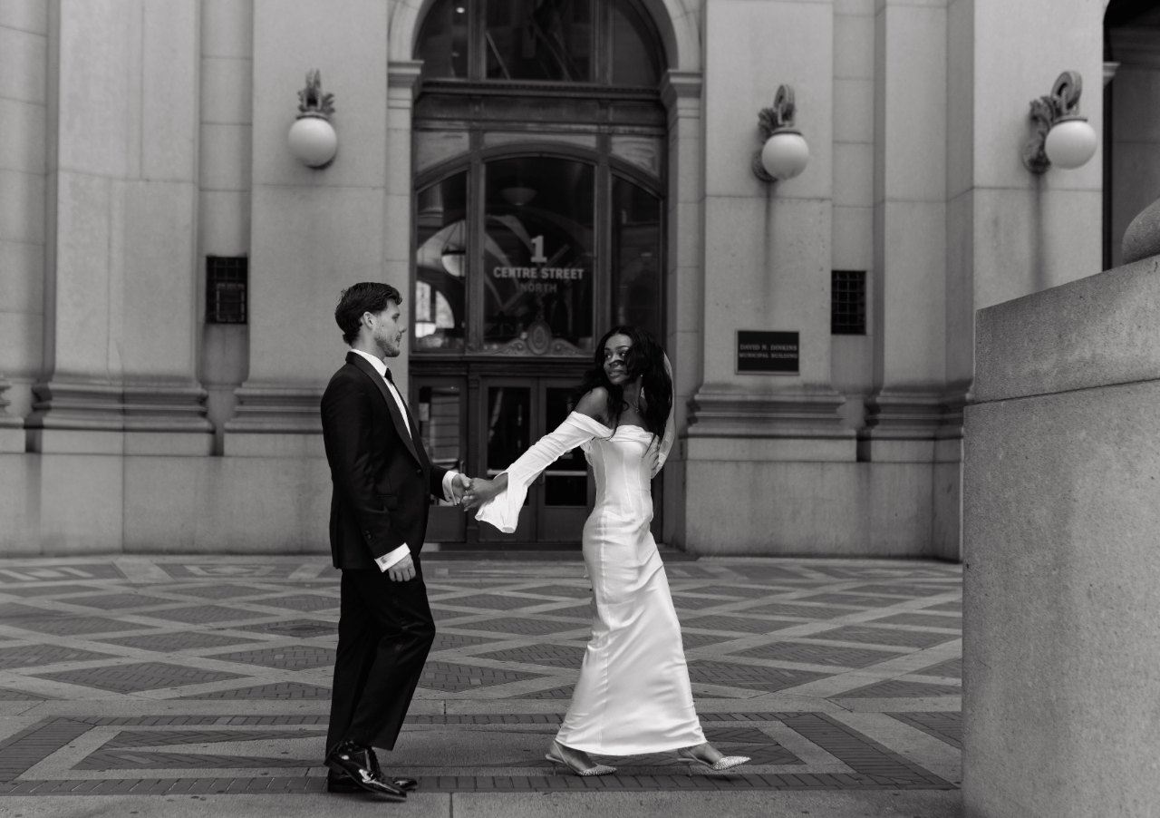 Photo by Angelisa Rios Photography, Featured in A Non-Traditional Summer Wedding at the Manhattan Municipal Building