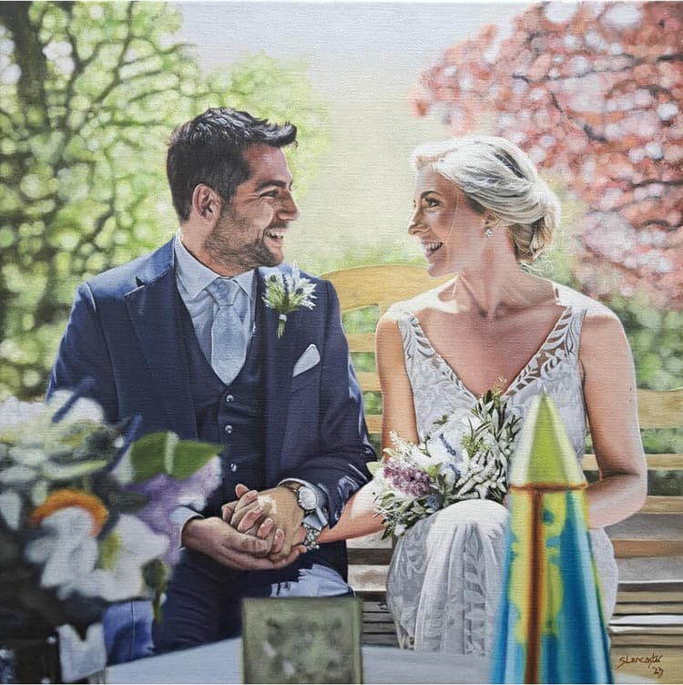 Bespoke Wedding Paintings portfolio 4