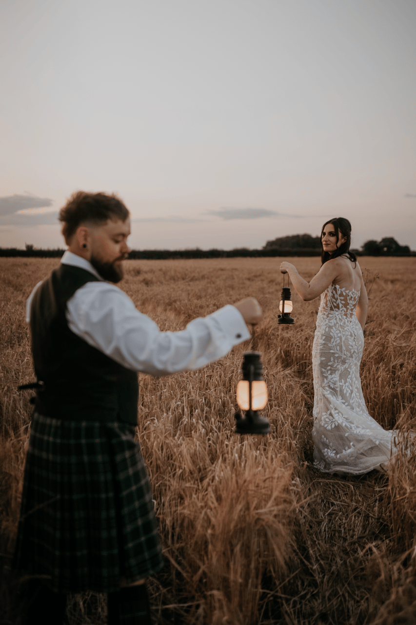 A Romantic Summer Wedding at Woolas Barn
