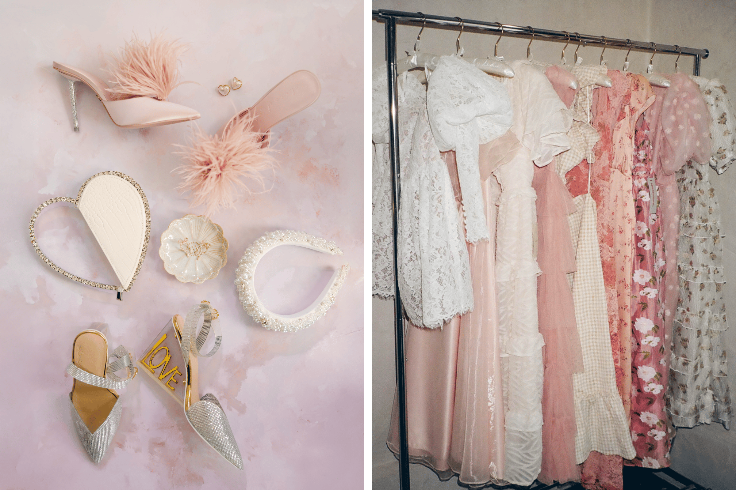 Photo by Rebecca Carpenter Photography (Left), Lana Del Mar Photo (Right)