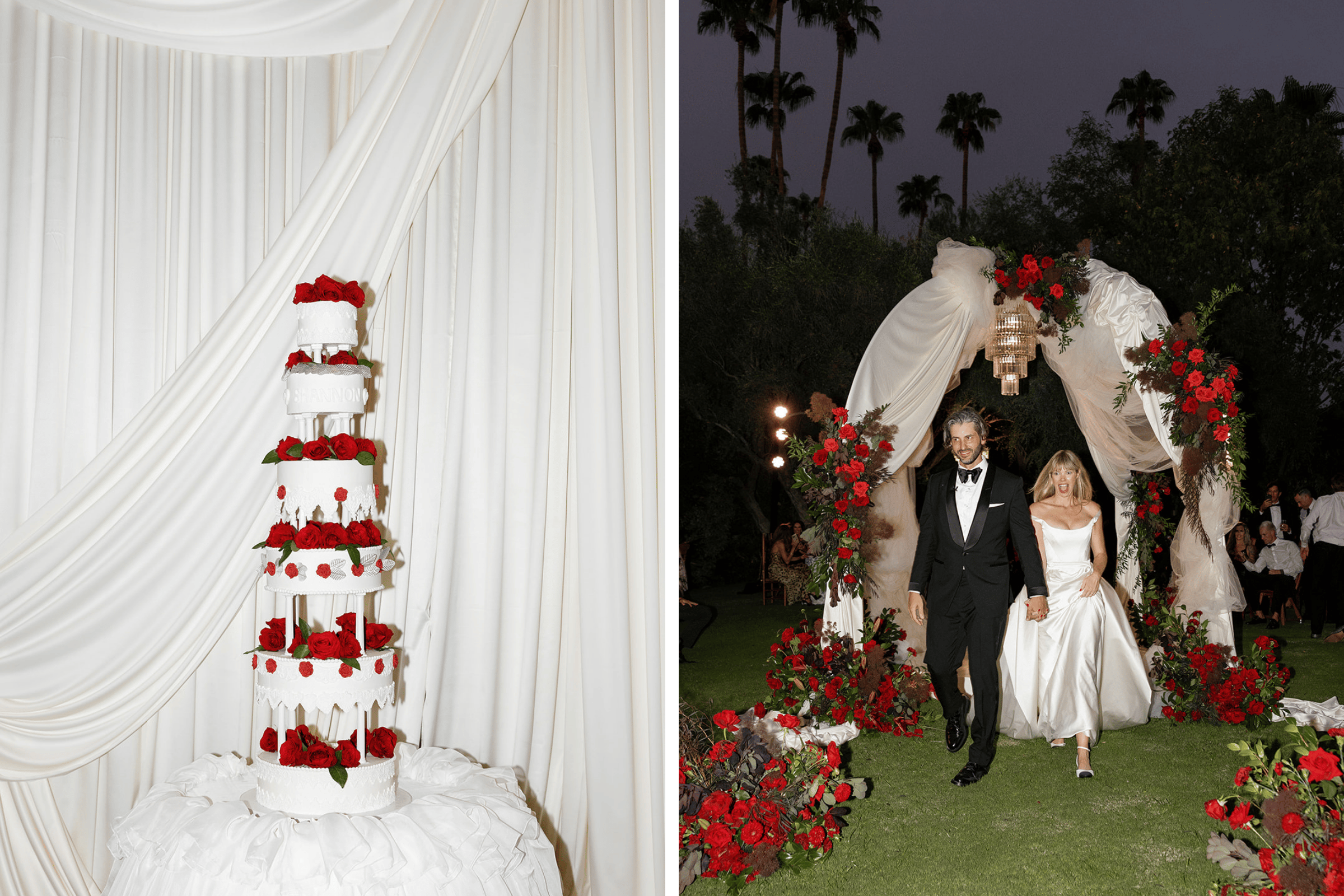 Photos by Chanelle Whitacre, Featured in A Non-Traditional Winter Wedding at Parker Palm Springs