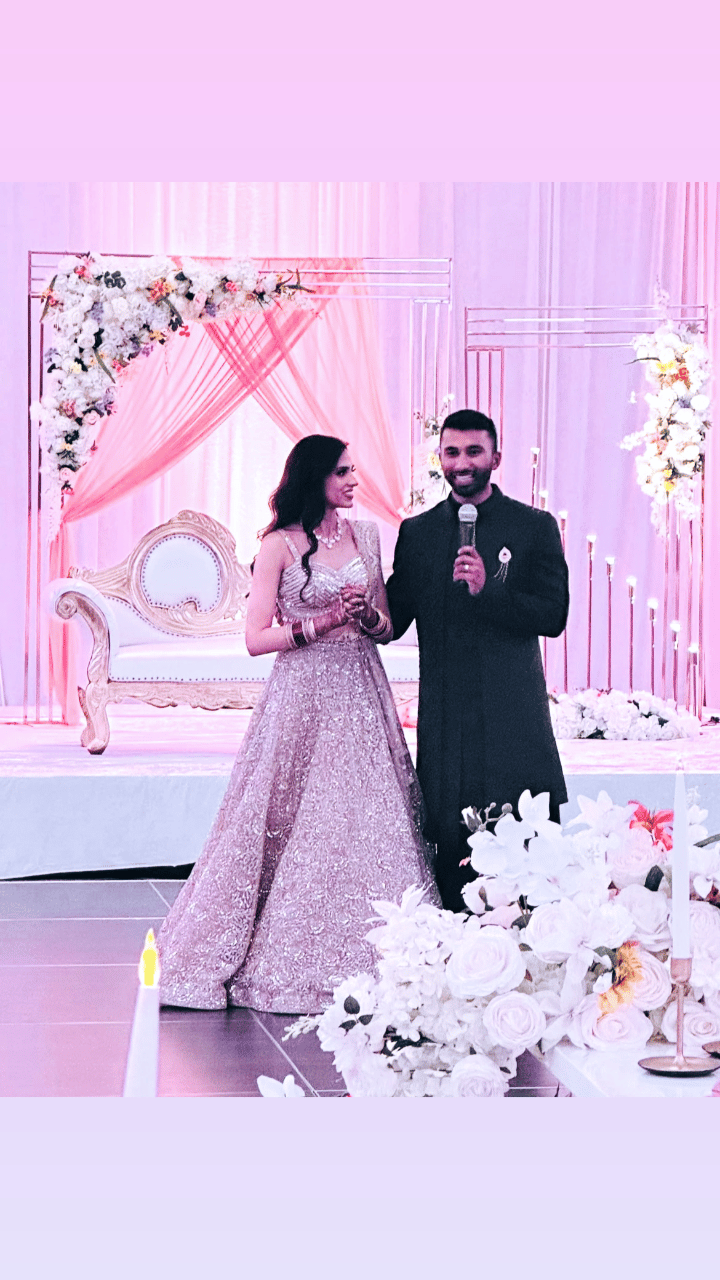 Blue touch wedding design