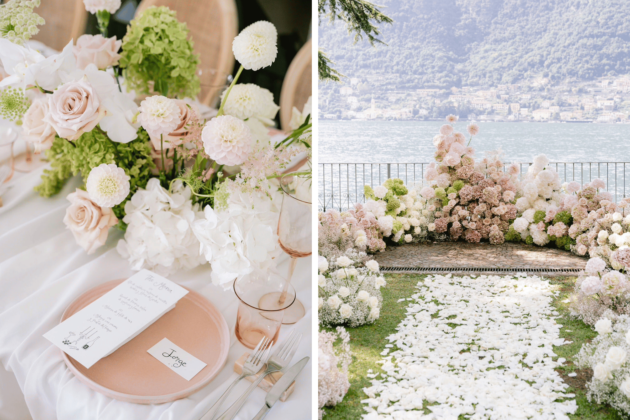 Photos by Matteo Coltro, Featured in A Classic Fall Wedding at Villa Lario