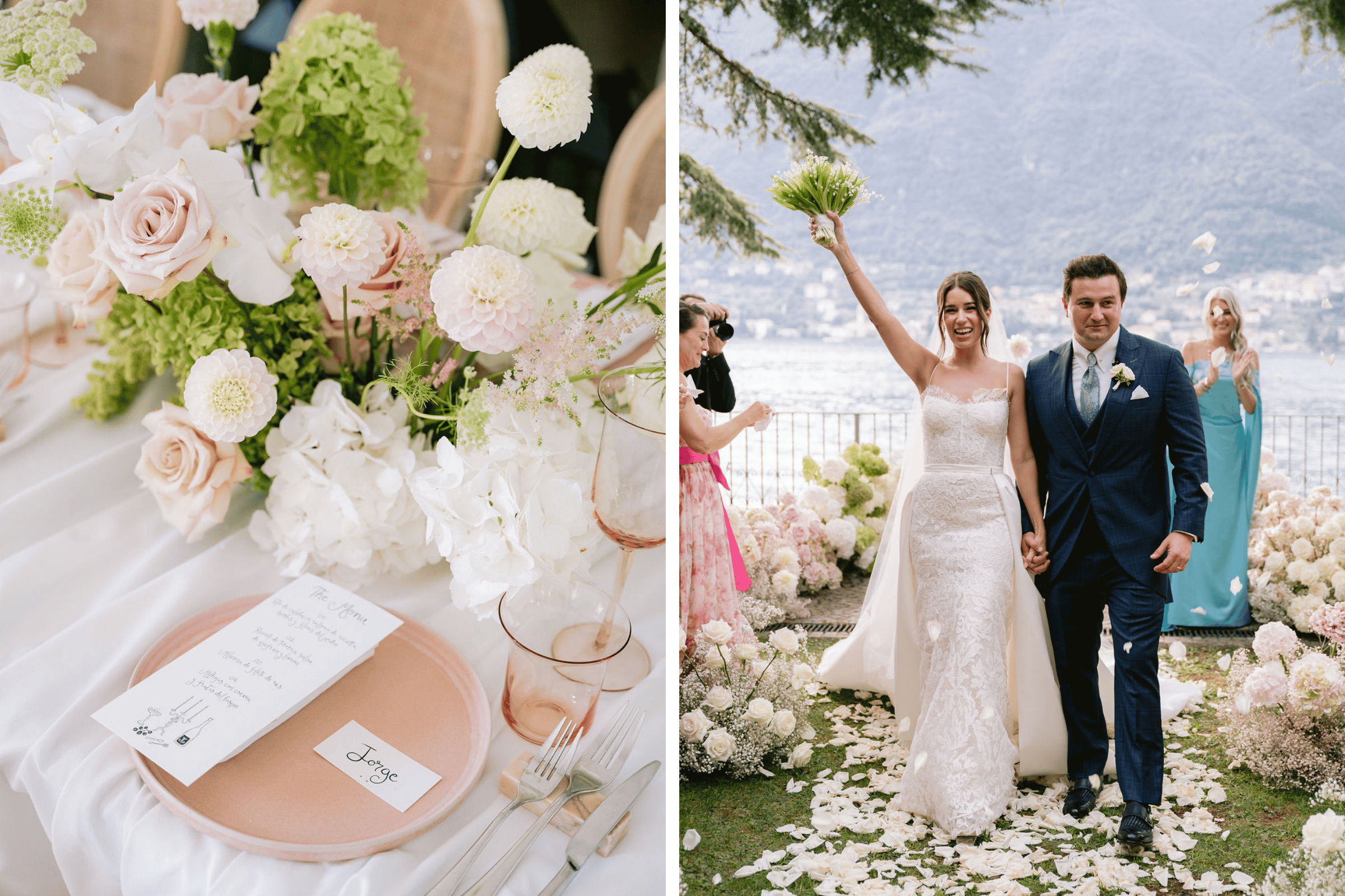 Photos by Matteo Coltro, Featured in A Classic Fall Wedding at Villa Lario