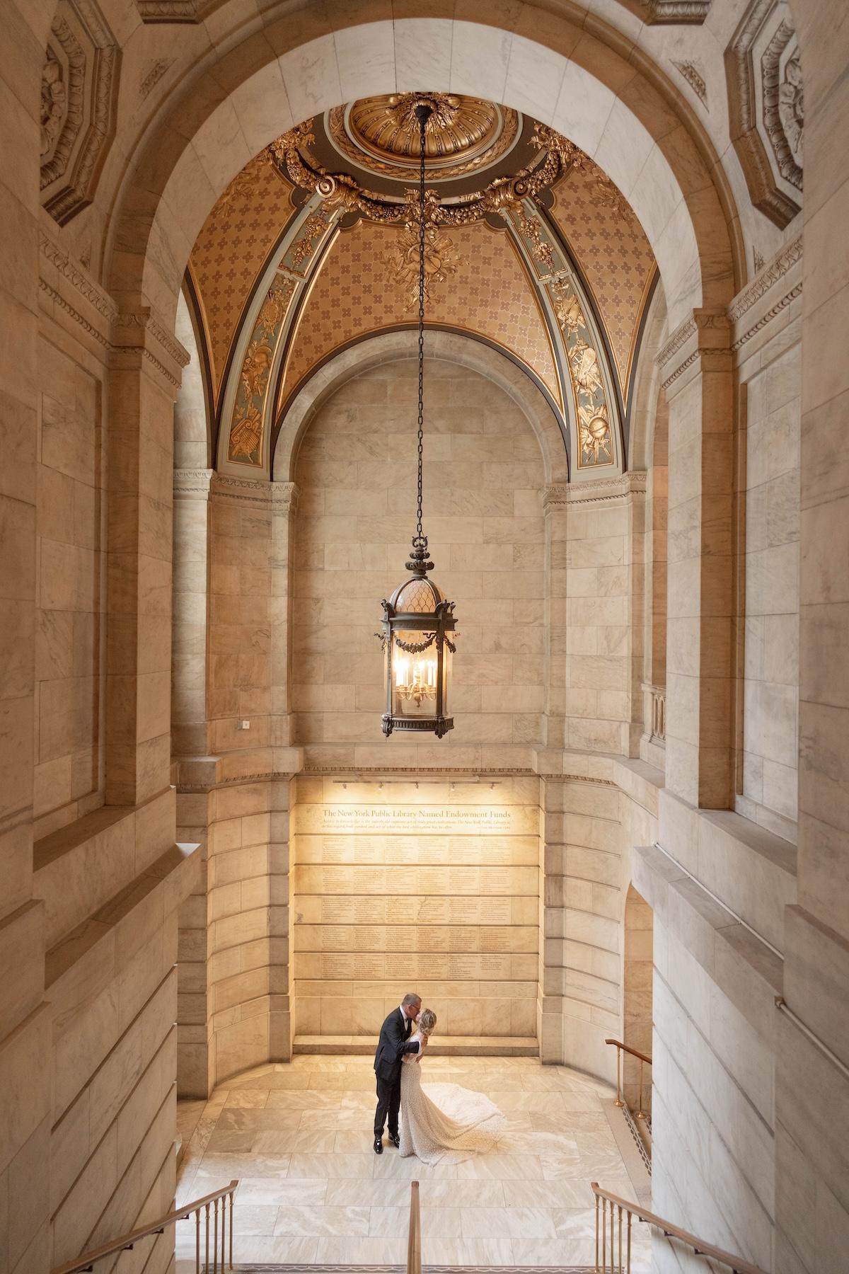 A Vintage Summer Wedding at the New York Public Library photo 3
