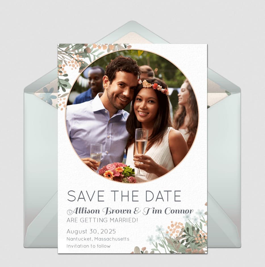 Wildflowers Save the Date