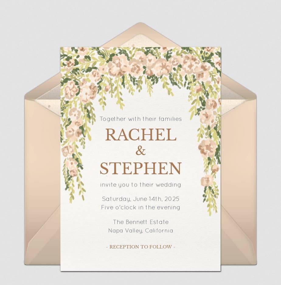 Draped Flowers