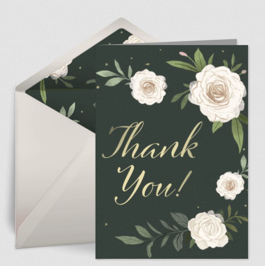 Garden Script Thank You