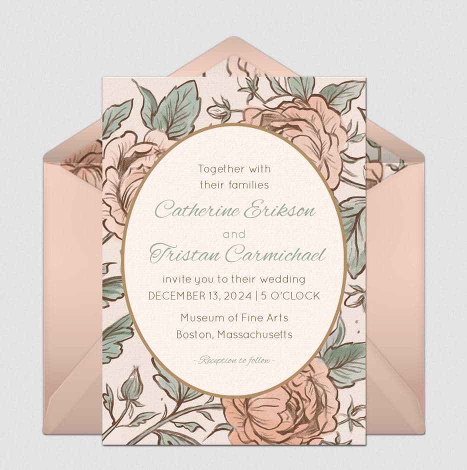 Vintage Floral (Blush)