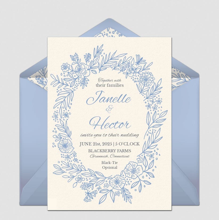 Airy Floral (Blue)
