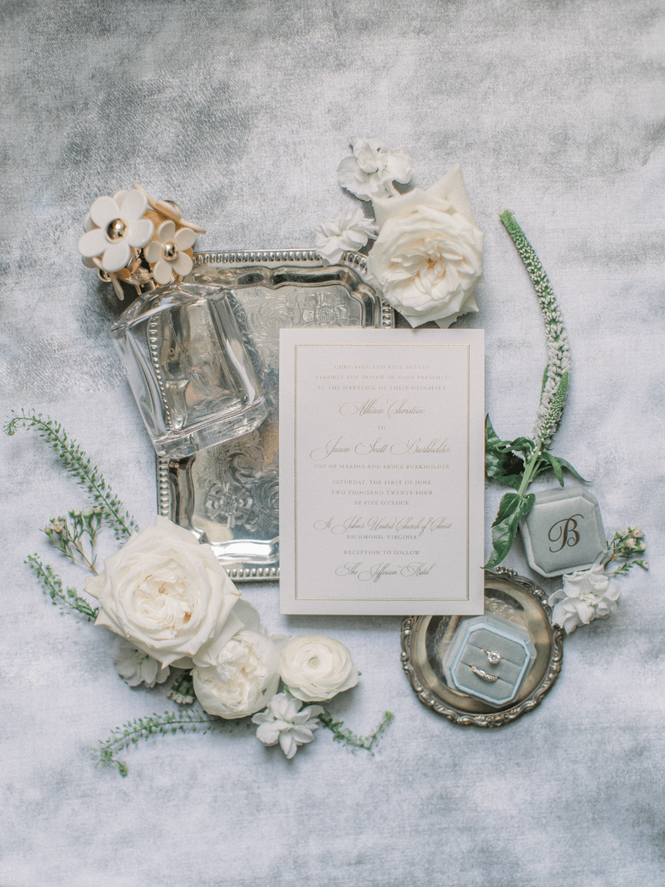 A Romantic Summer Wedding at The Jefferson Hotel photo 2