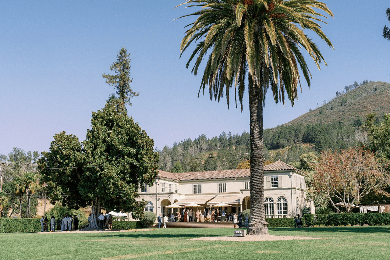 A Non-Traditional Fall Wedding at Chateau St. Jean photo 2