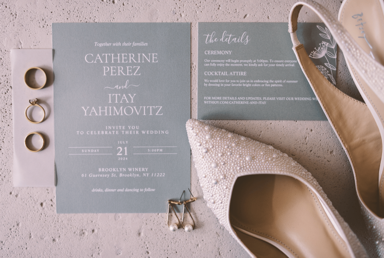 A Modern Summer Wedding at Brooklyn Winery photo 2