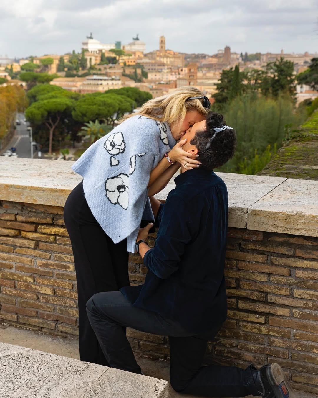 A Romantic Fall Engagement in Rome, Italy