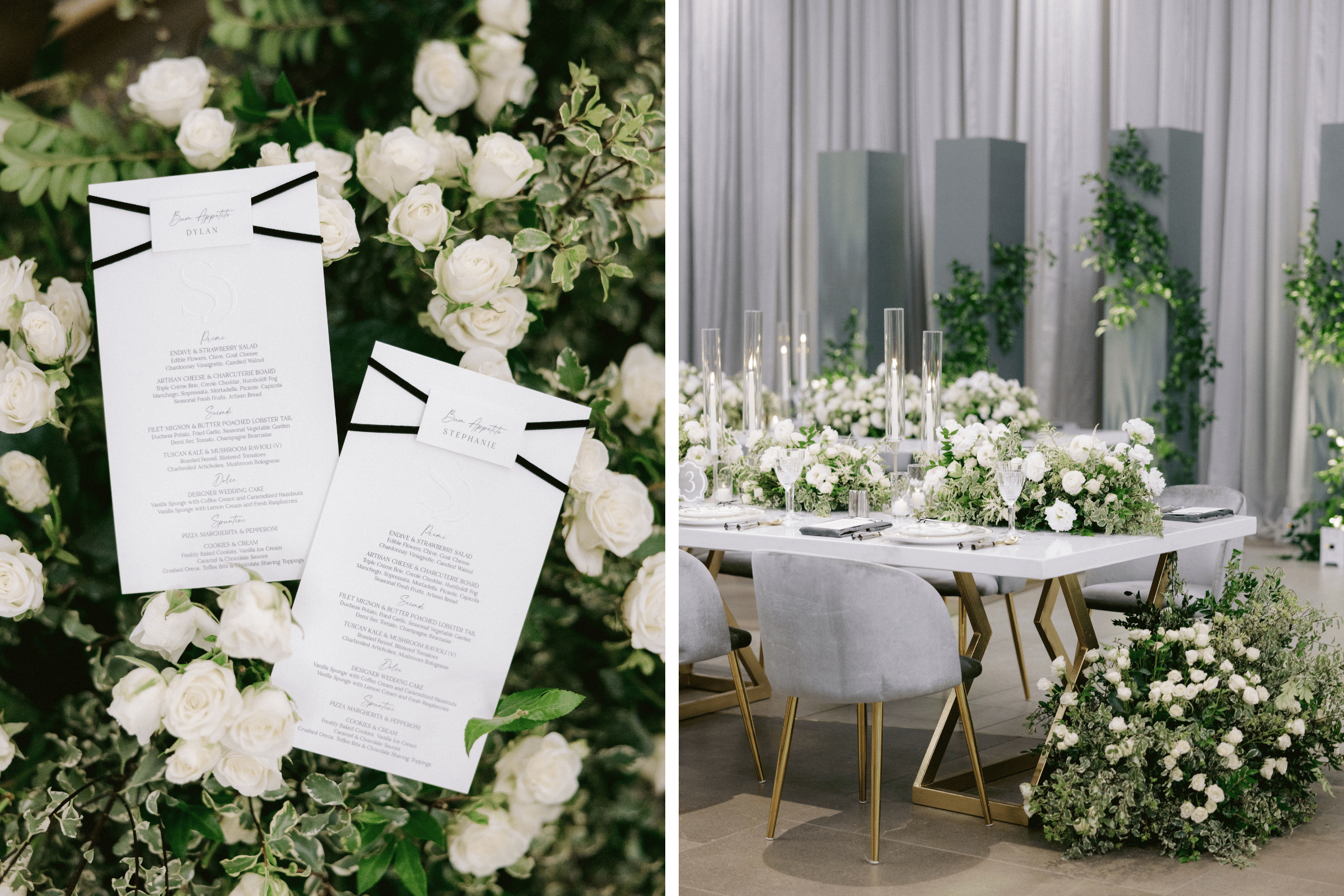 Photos by Susie and Will, Featured in A Modern Fall Wedding at Aria Resort & Casino
