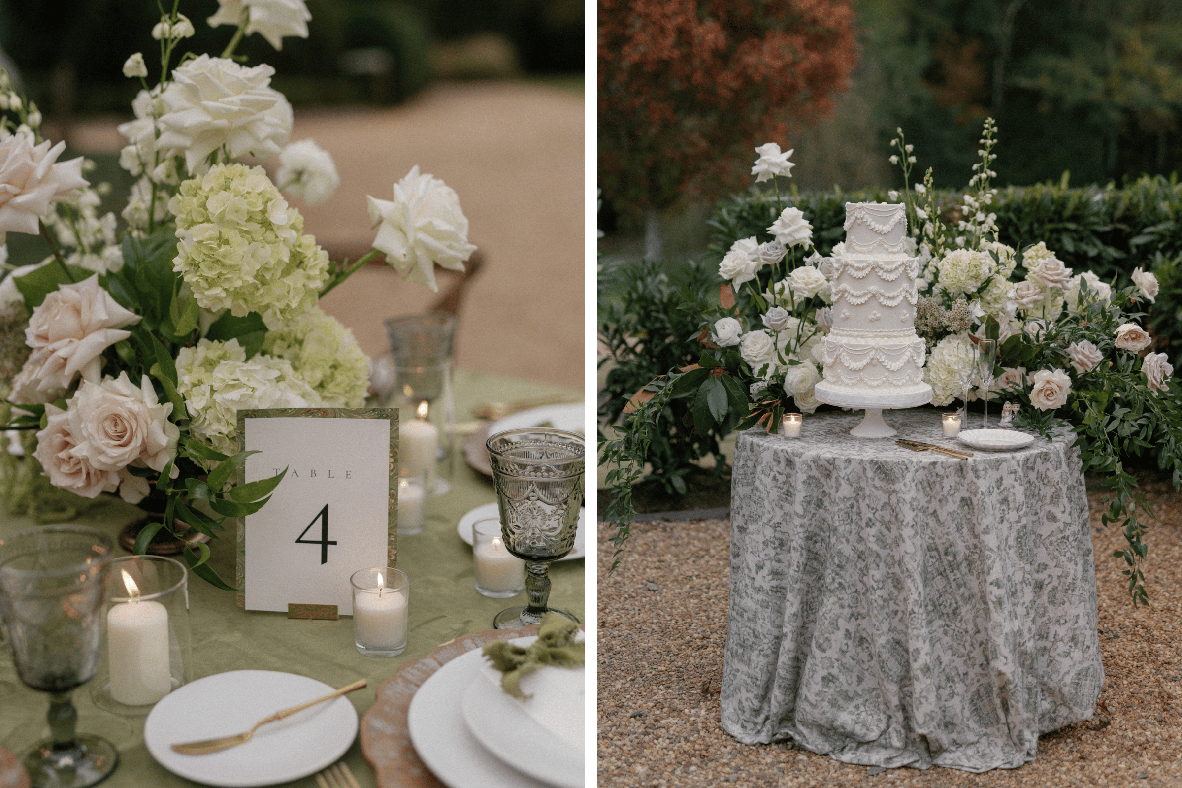 Photos by Elizabeth Sellers, Featured in A Romantic Fall Wedding at The Andrews Farm