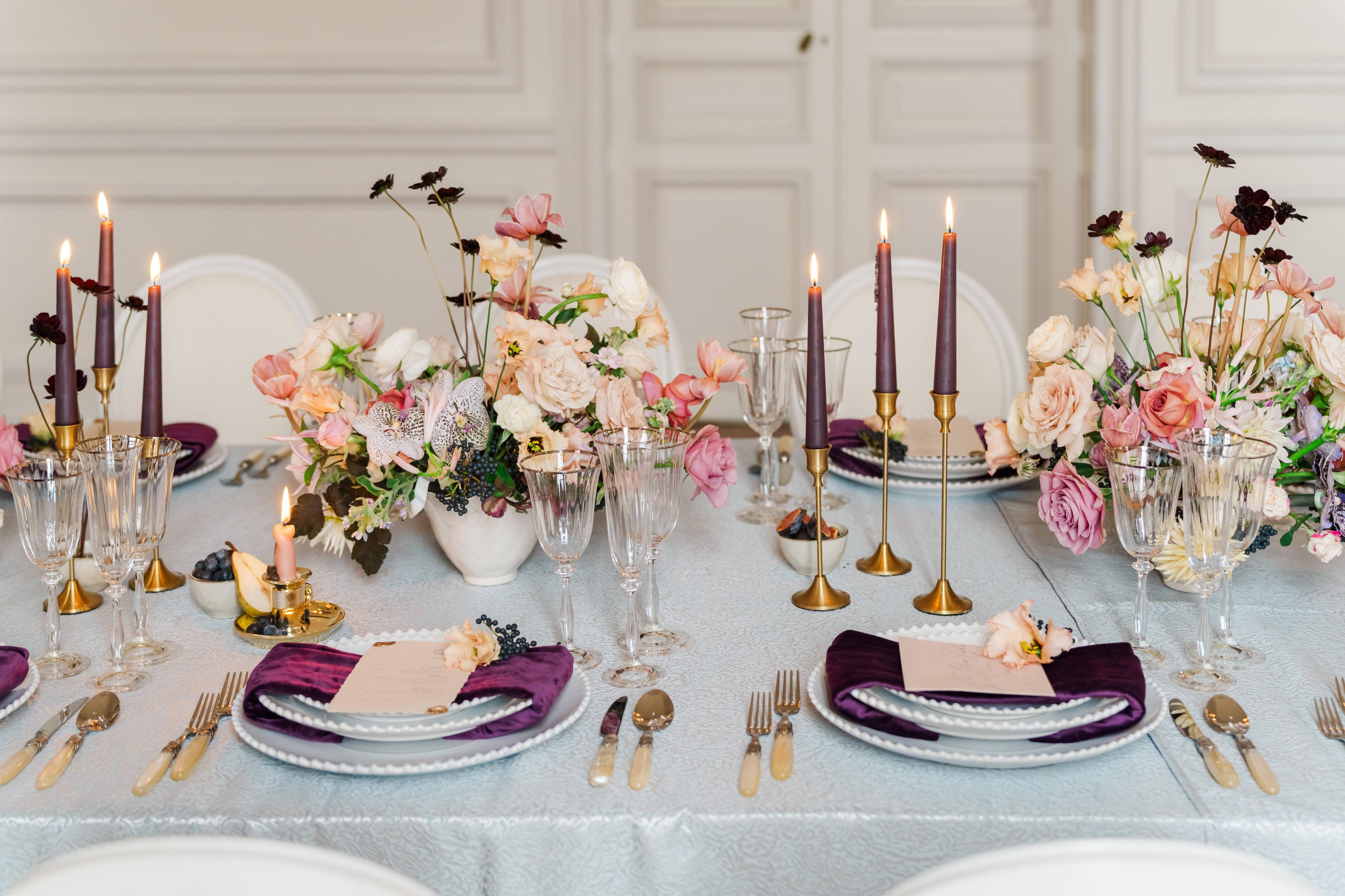 Photo by Amarena Productions, Featured in A Romantic Winter Wedding at Château de Santeny