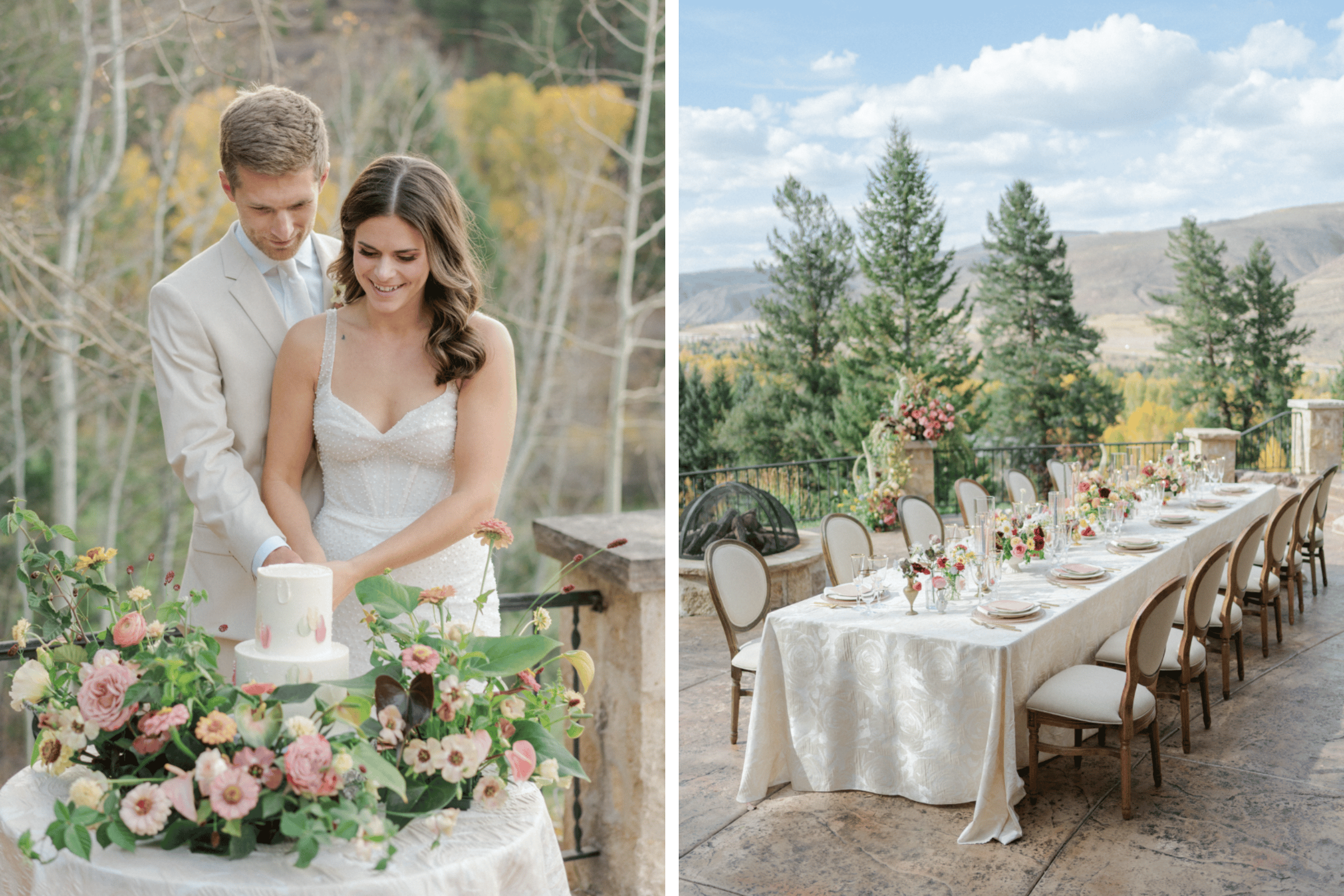 Photos by Mary Ann Craddock, Featured in A Whimsical Fall Wedding in Beaver Creek, Colorado