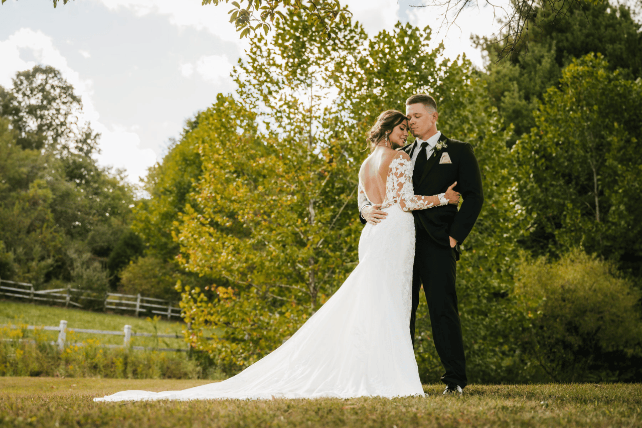 A Romantic Fall Wedding at Weatherington Woods photo 2