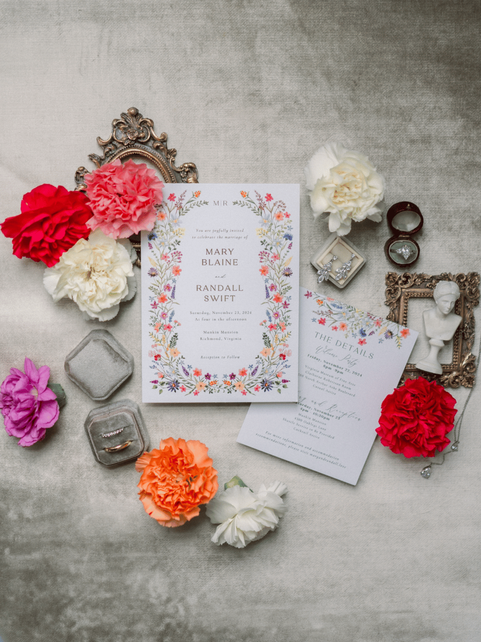 A Romantic Fall Wedding at Mankin Mansion photo 2