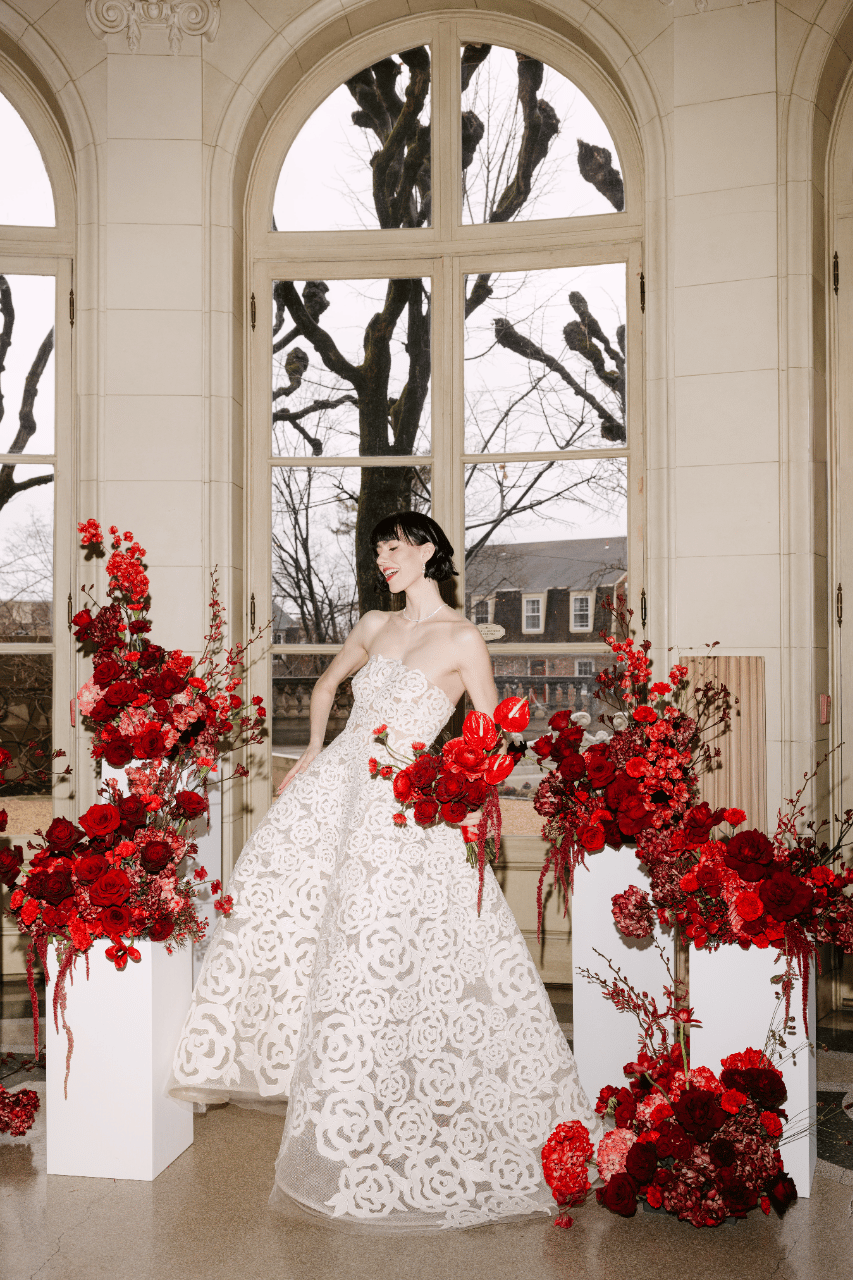 A Glamorous Winter Editorial Shoot at Meridian House