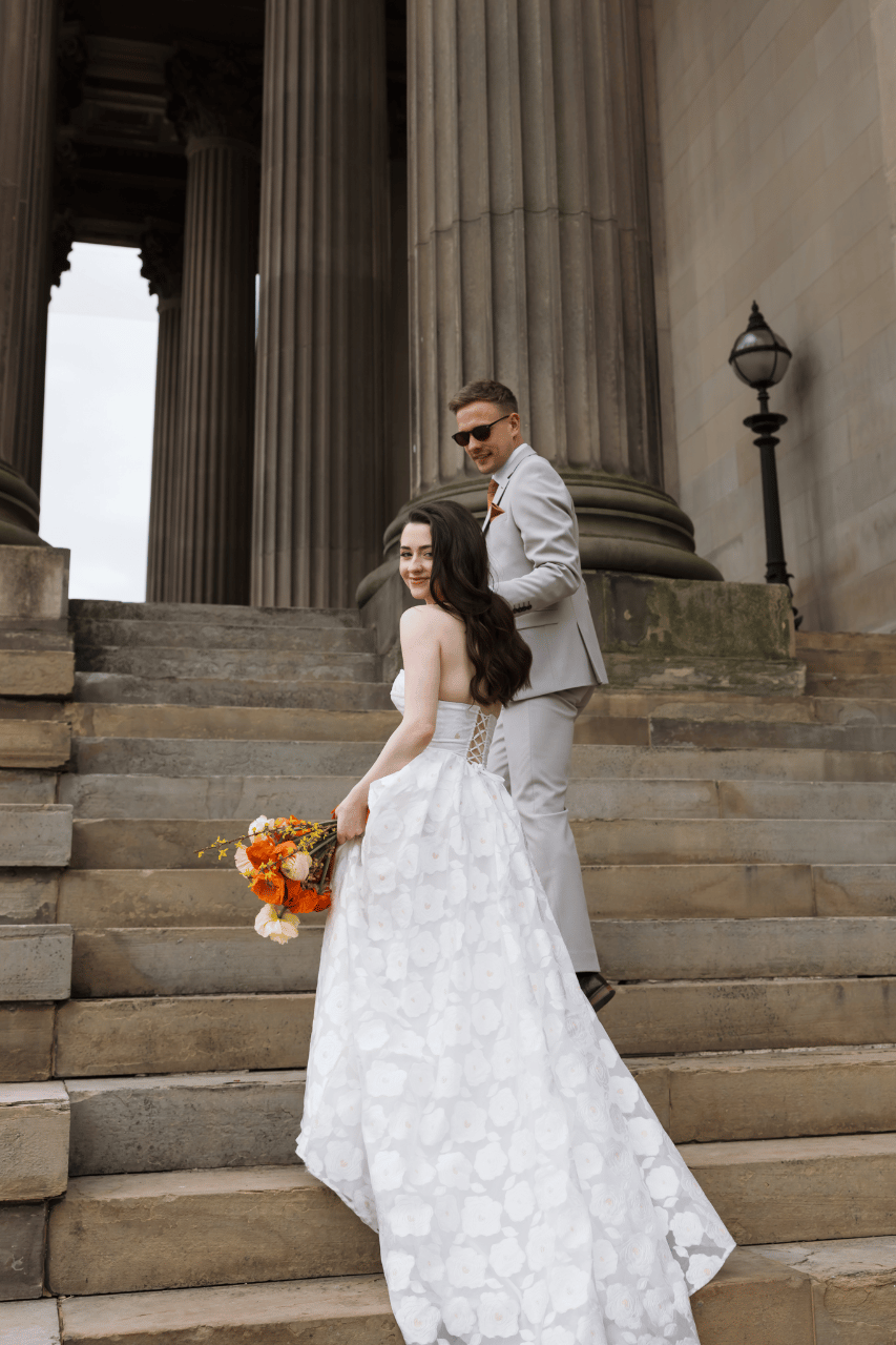 A Modern Spring Editorial Elopement at St. George’s Hall