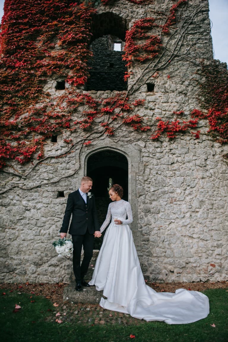 A Modern Fall Elopement at The Castle Westenhanger