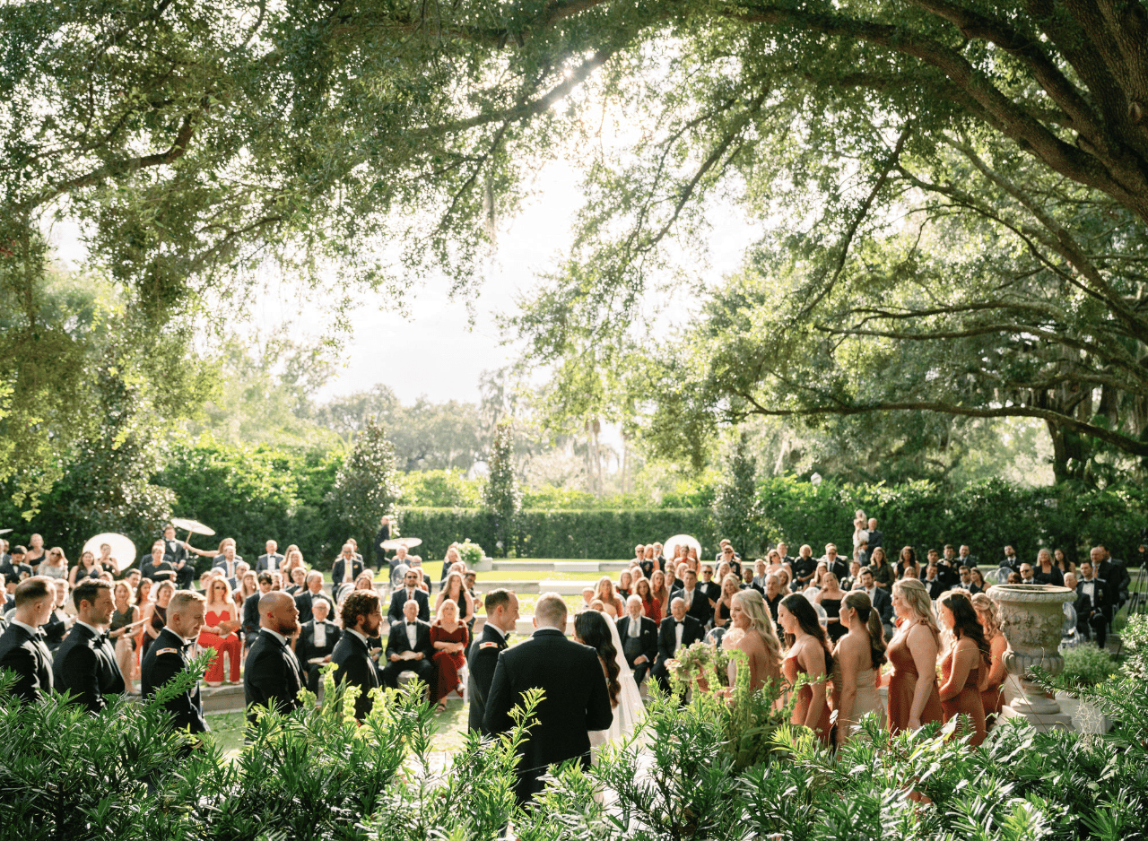 Photo by Dewitt for Love, Featured in A Glamorous Fall Wedding at Hardeman's Secret Garden