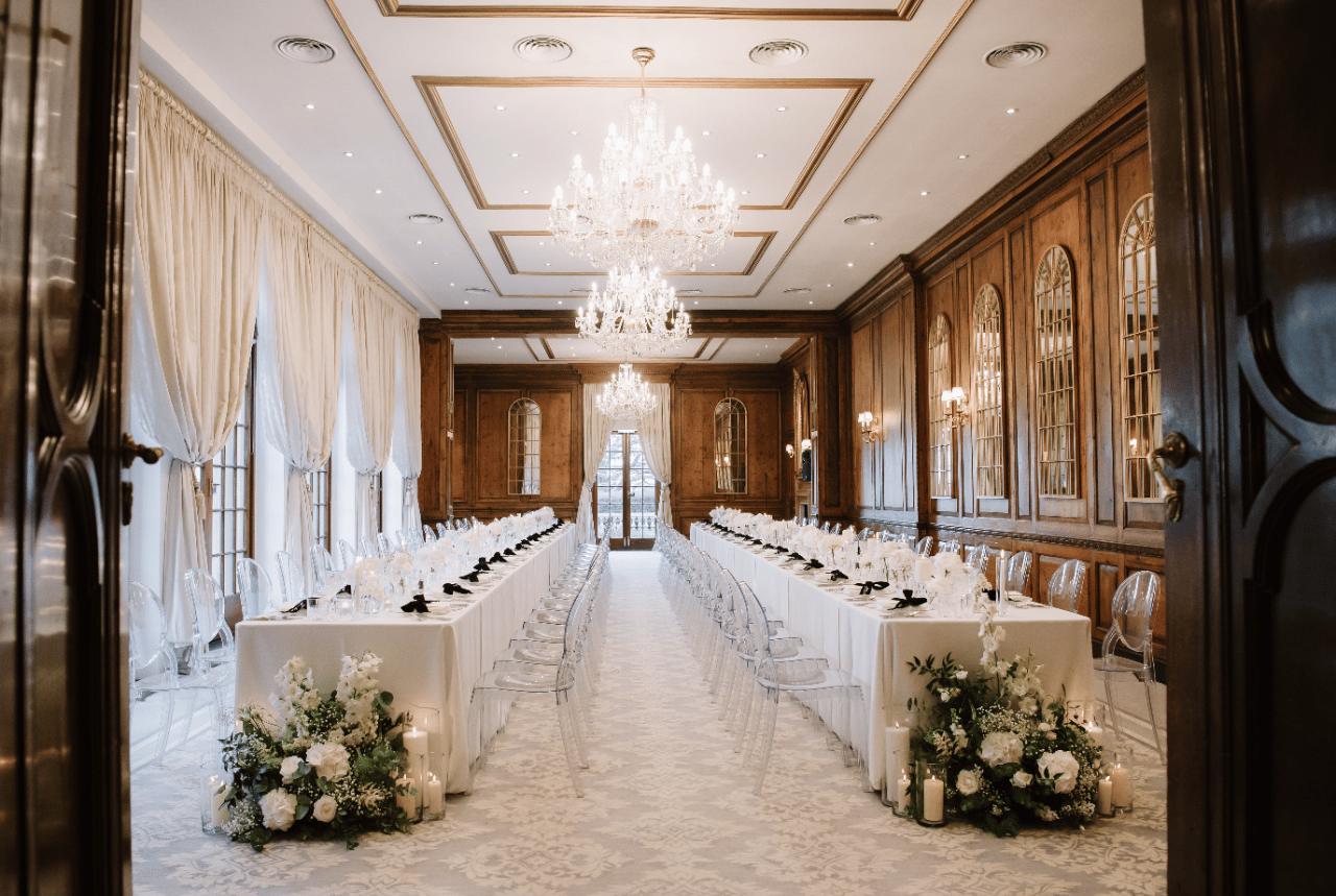Photo by Emma Jane Photography, Featured in A Modern Spring Wedding at Hedsor House