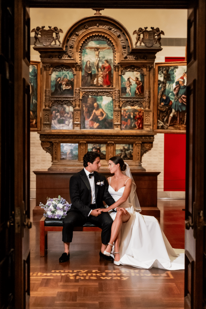 A Glamorous Fall Wedding at Cincinnati Art Museum