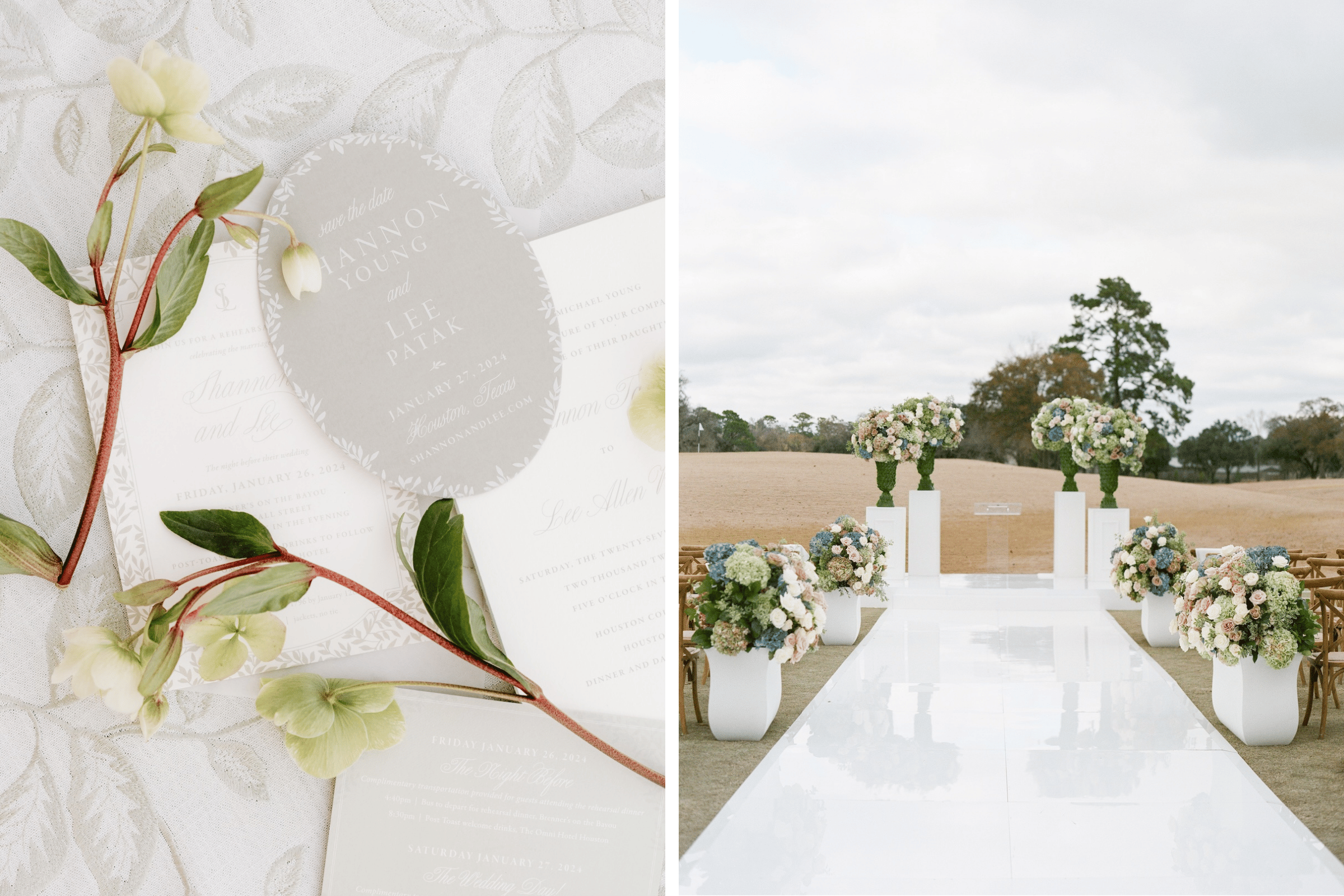 Photos by Kelli Durham, Featured in A Classic Winter Wedding at the Houston Country Club