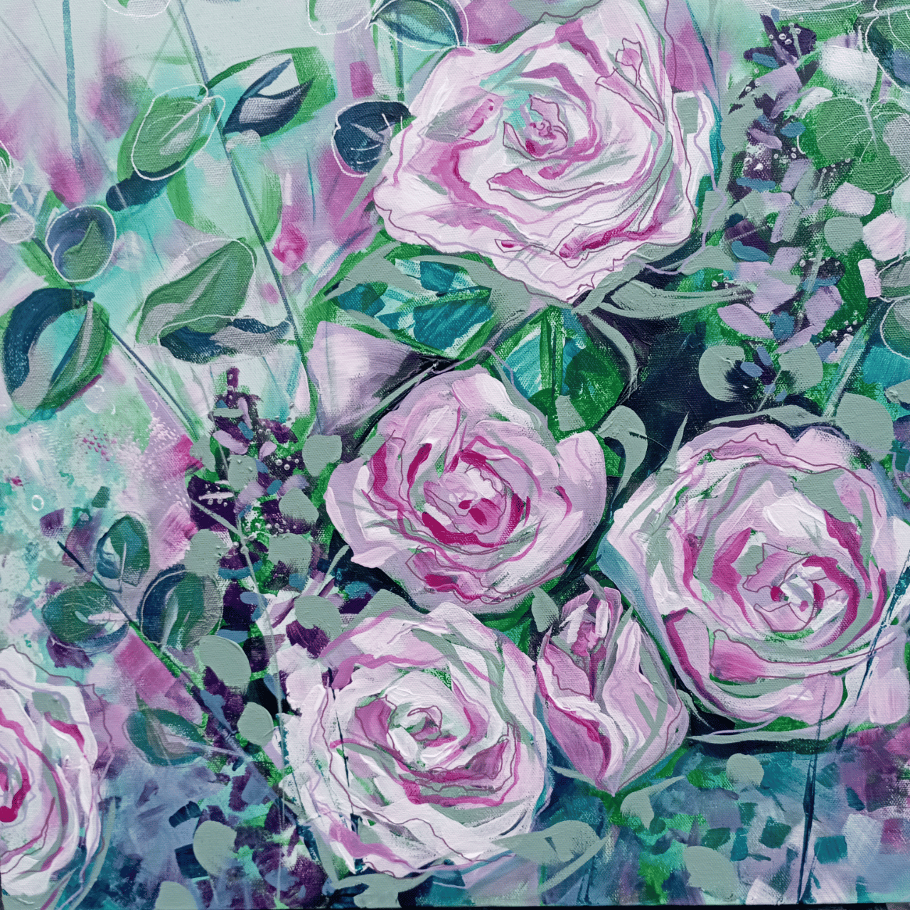 Bouquet of the Day - live painting portfolio 5