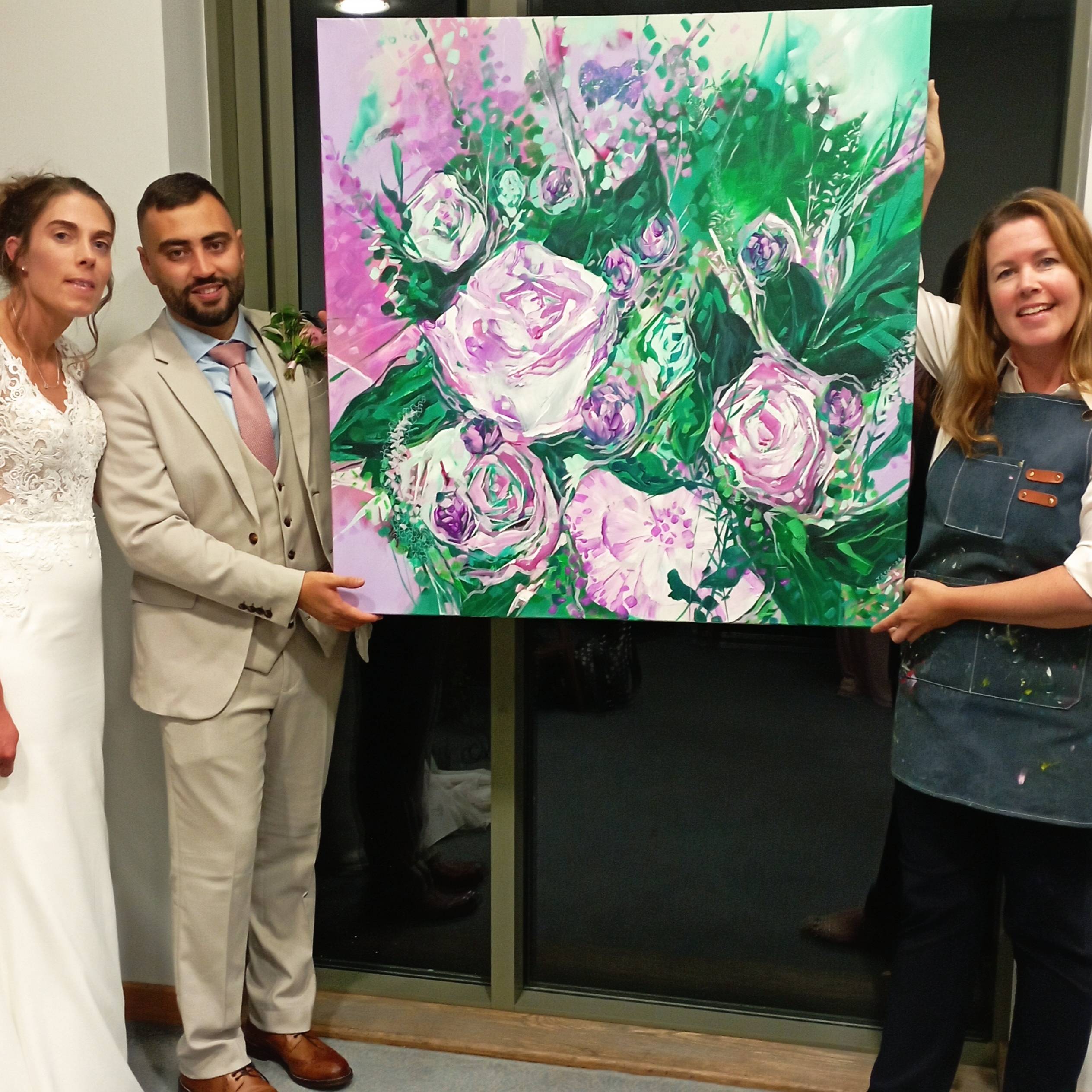 Bouquet of the Day - live painting