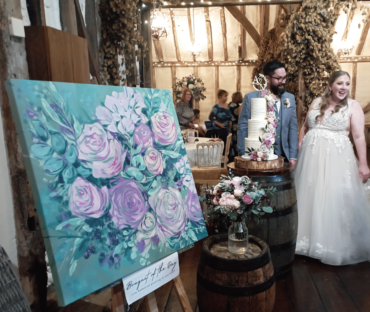 Bouquet of the Day - live painting portfolio 3